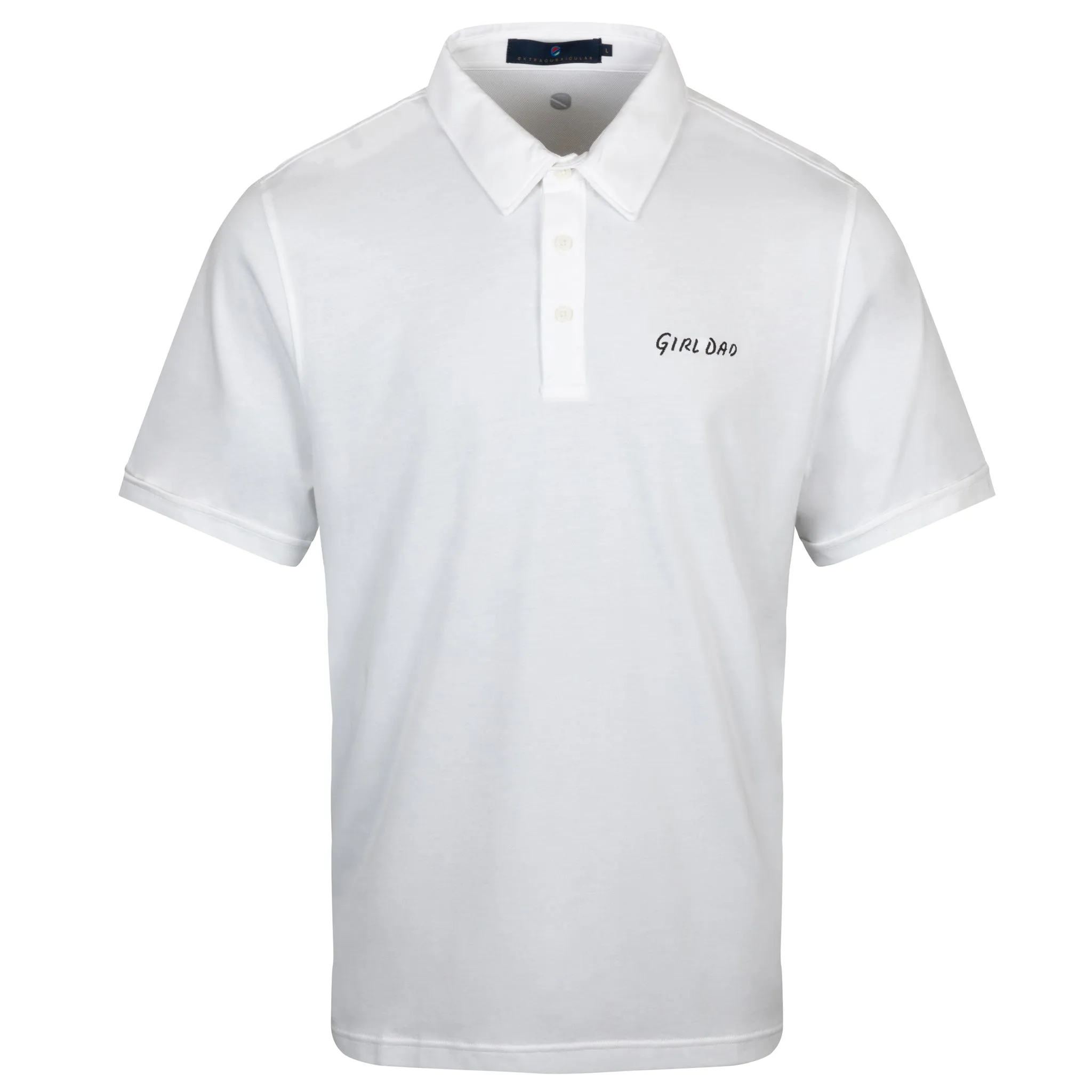AK "Girl Dad" Polo | Bright White