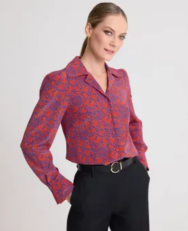 Arabella Liberty Silk Collar Blouse