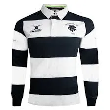 Barbarian FC Black/White Long Sleeve Heritage Jersey