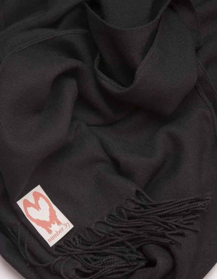 Black Wedding Pashmina