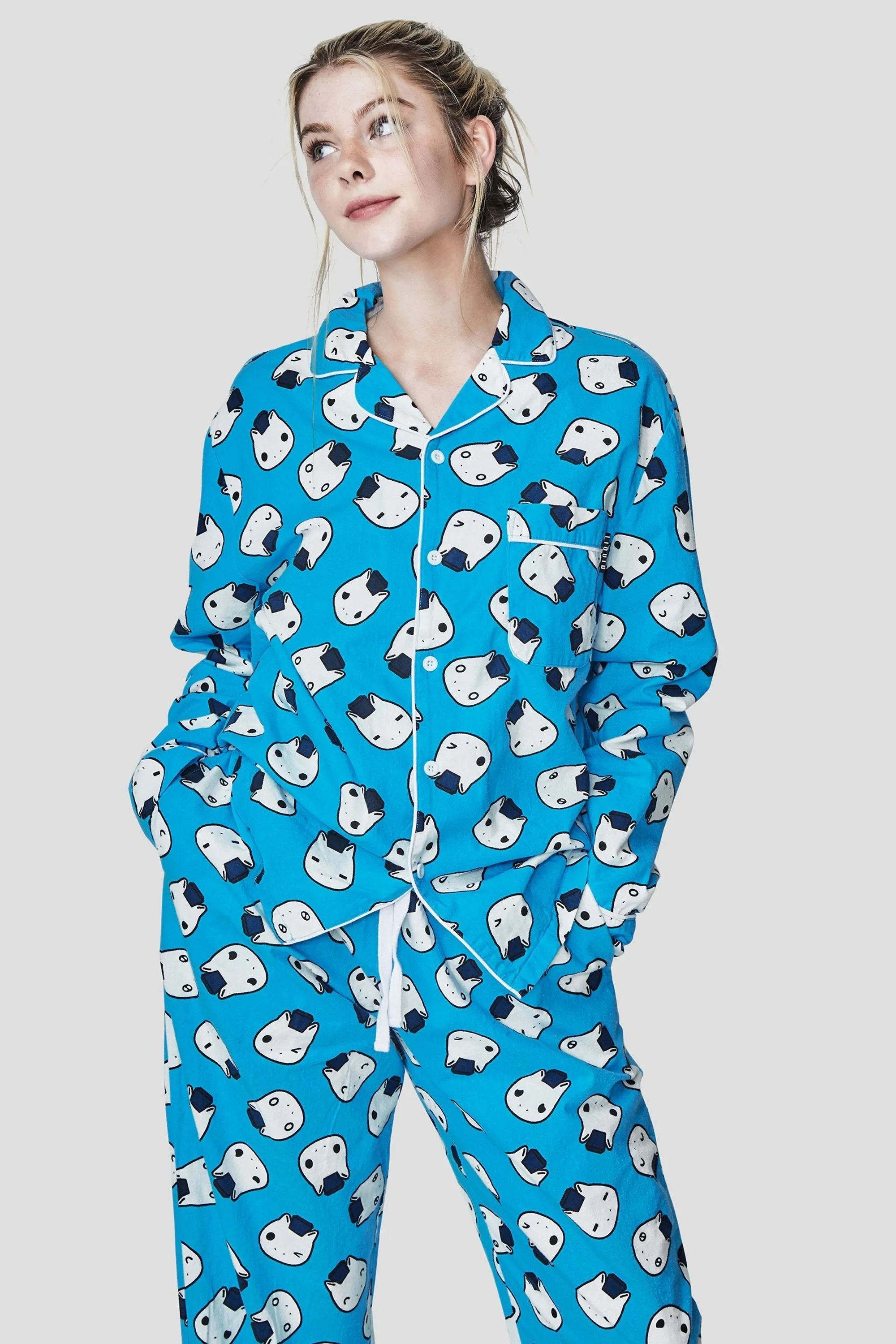 BLUE PAJAMA SET