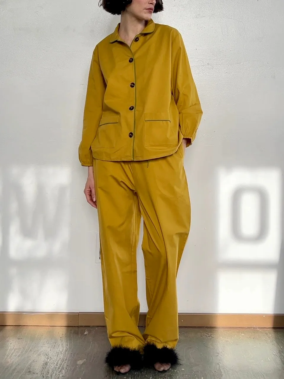 Claudine Mustard Pajamas