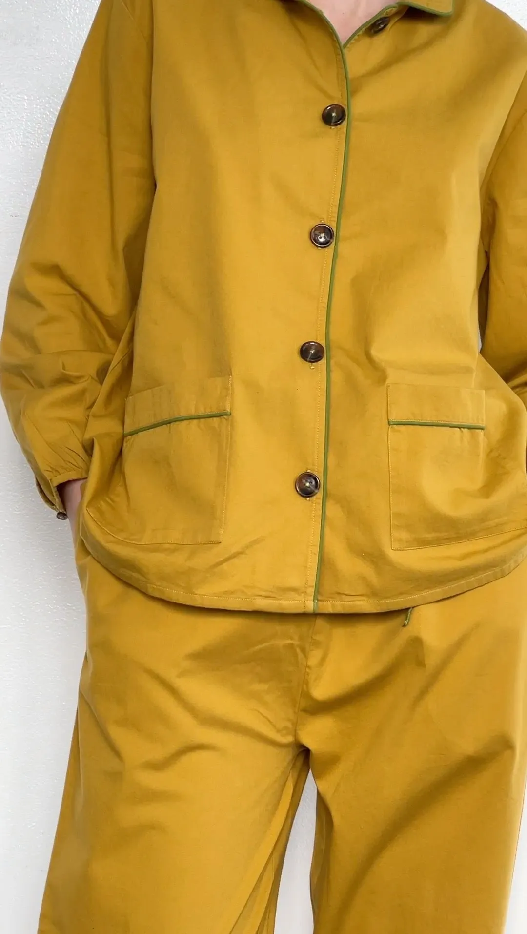 Claudine Mustard Pajamas