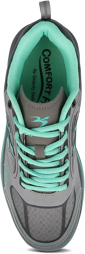 G-DEFY ION Womens Orthopedic Walking Shoe | VersoShock Technology for Pain Associated with Prolonged Standing or Walking | Arch Support | Diabetic Shoes | Wide Shoes | Free Custom Orthotic