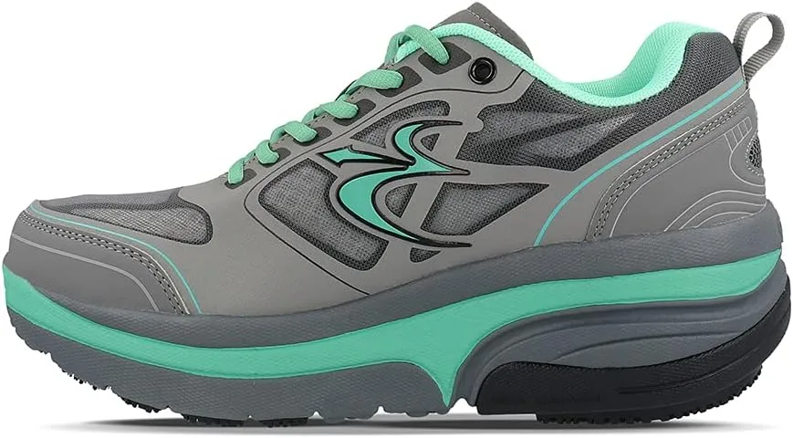 G-DEFY ION Womens Orthopedic Walking Shoe | VersoShock Technology for Pain Associated with Prolonged Standing or Walking | Arch Support | Diabetic Shoes | Wide Shoes | Free Custom Orthotic