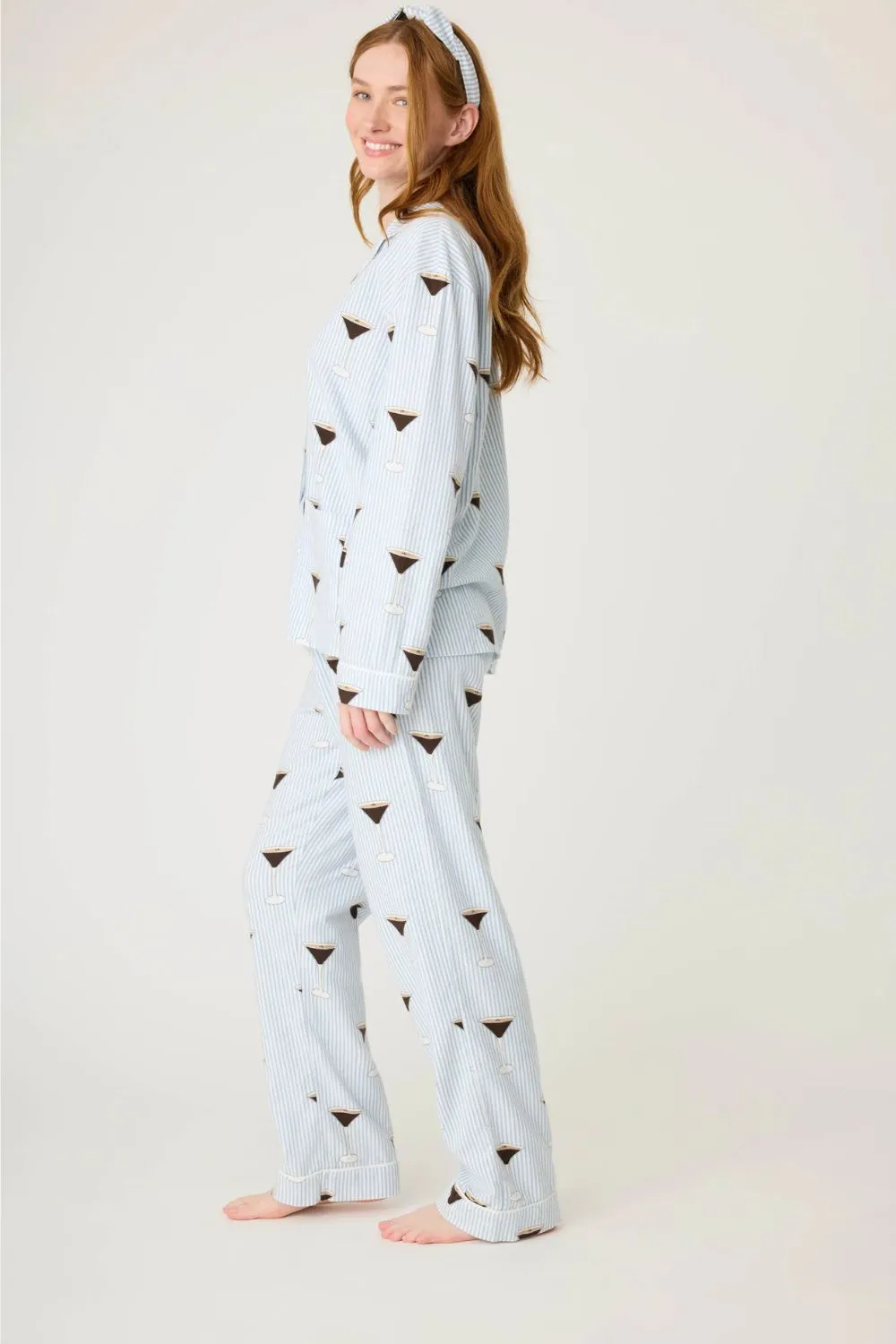 Happy New Year Flannel Espresso Martini PJ Set