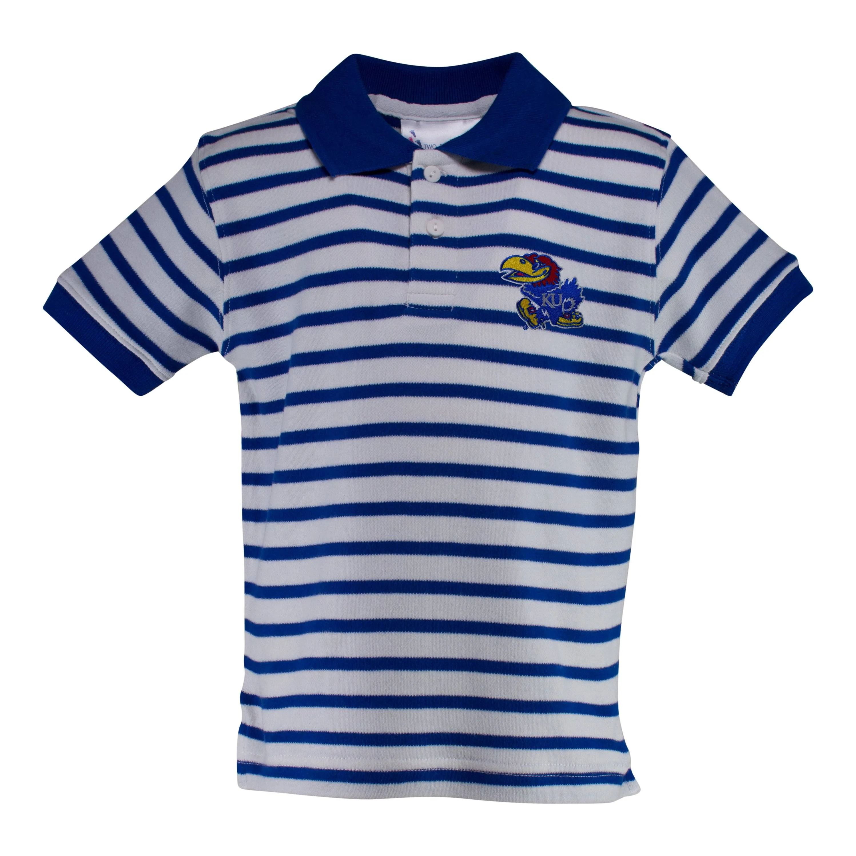 Kansas Stripe Golf Shirt