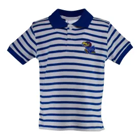 Kansas Stripe Golf Shirt