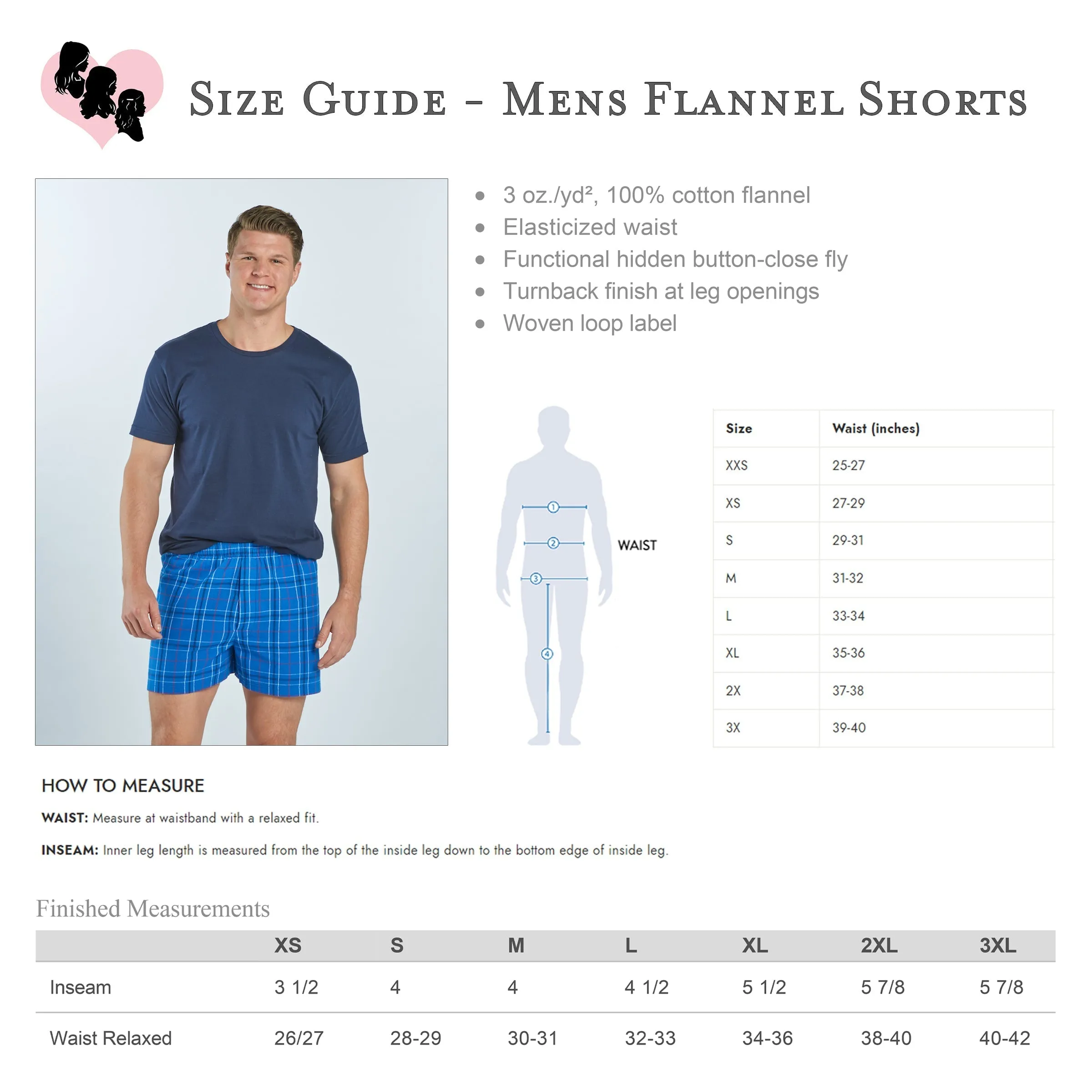 Kent State Flannel Boxers - Men
