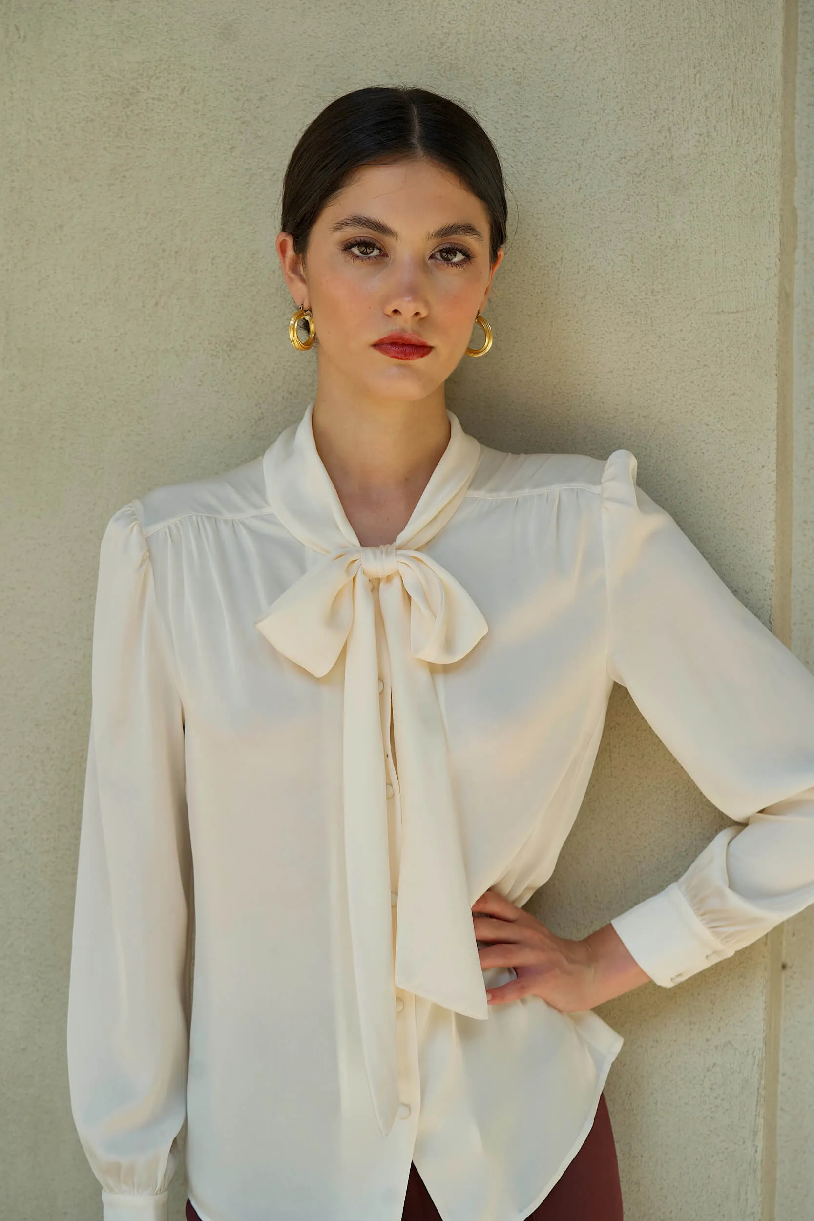 Lena Silk Blouse