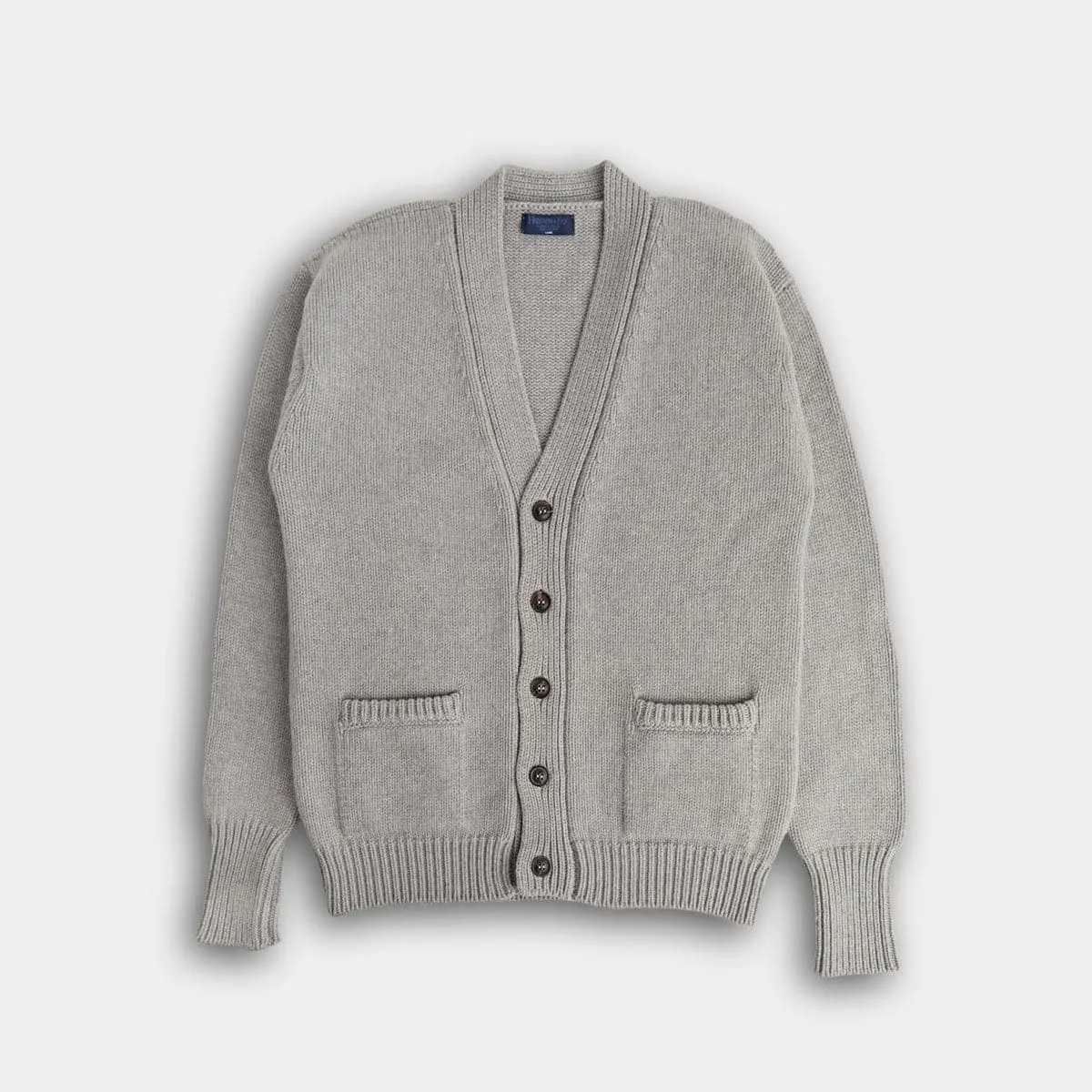 Light Grey Cashmere Cardigan