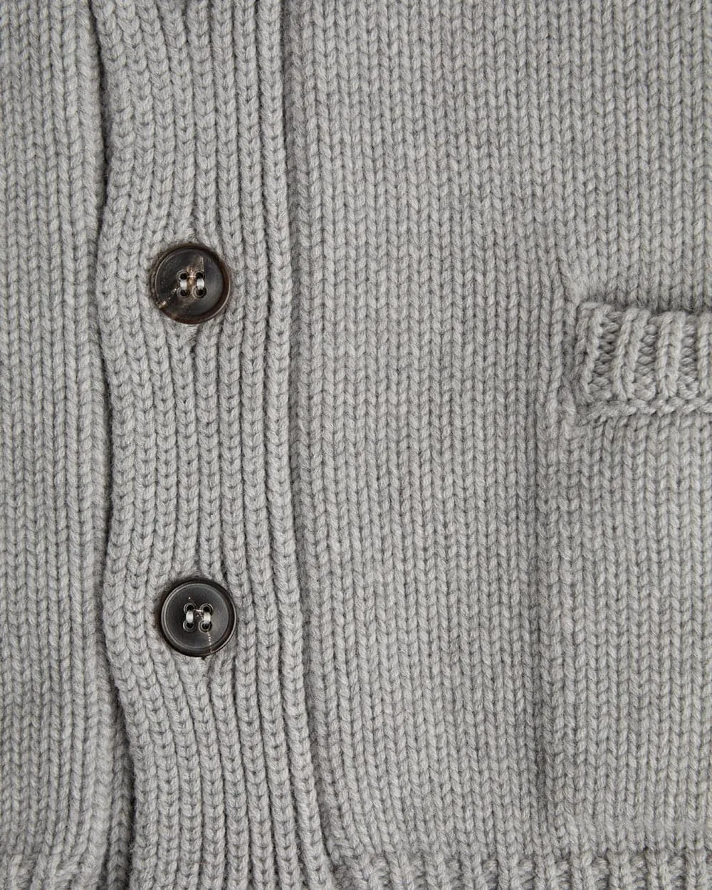 Light Grey Cashmere Cardigan
