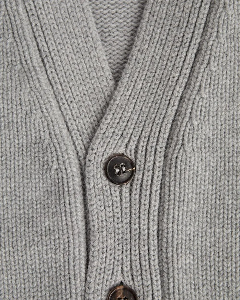Light Grey Cashmere Cardigan