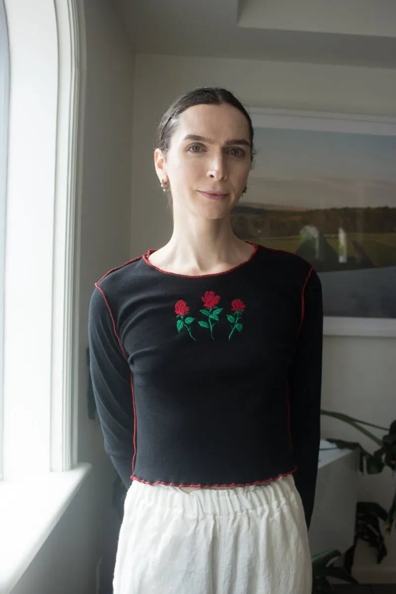 Mercedes Morin Erica Top (Black)