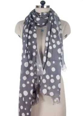 Nine Yaks Spots Cotton Shawl
