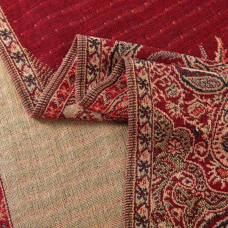 Pashmina Paisley Large Silk Scarf Wrap