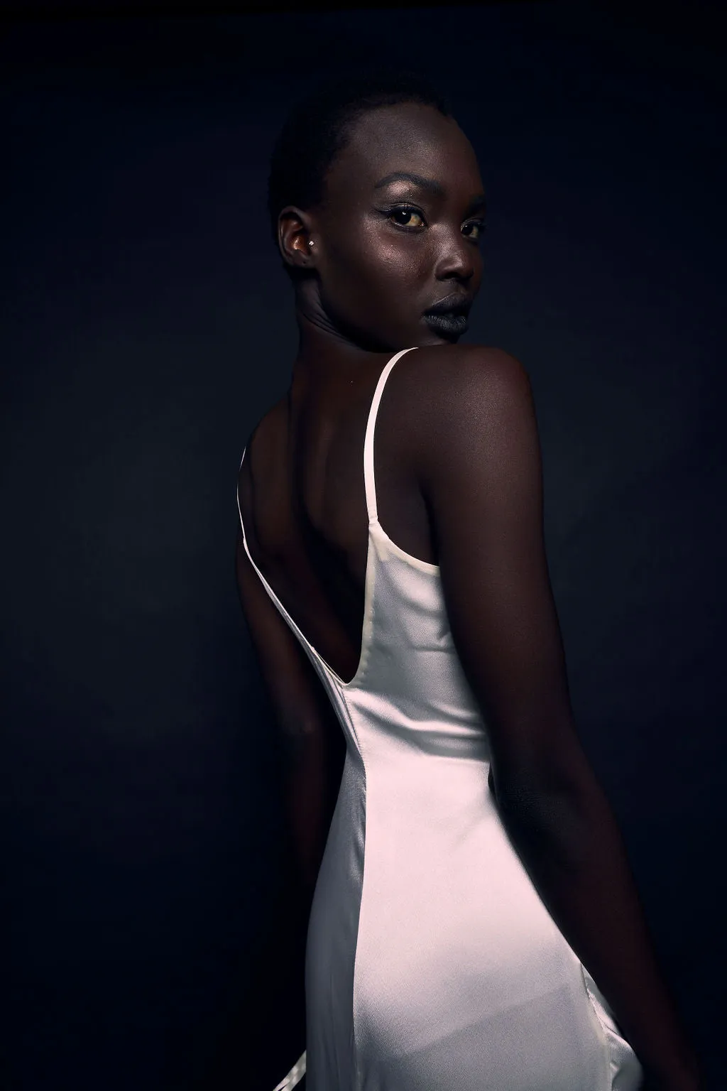 Pearl Silky Wrap Gown
