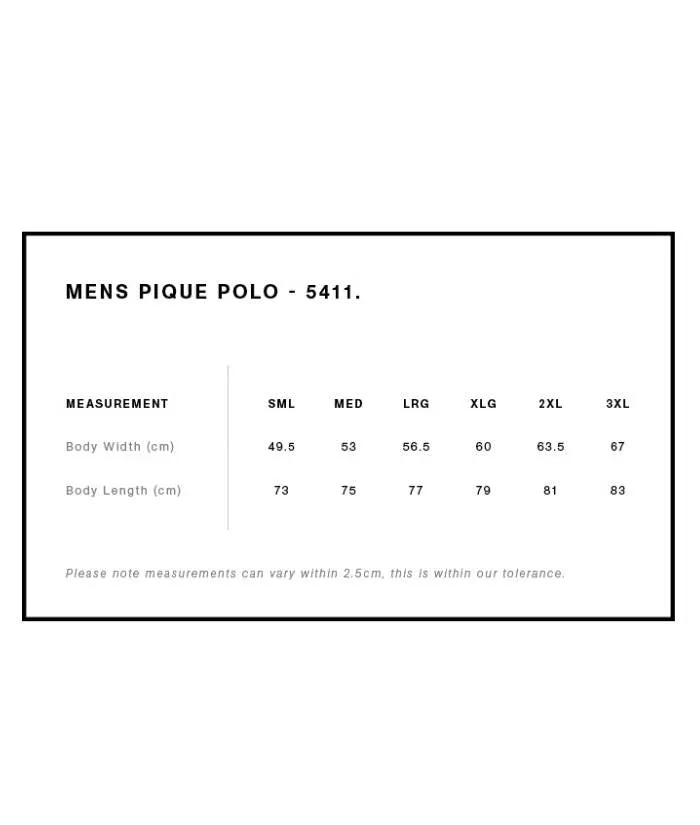 Pique Mens Polo