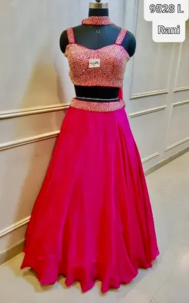 RANI PINK LEHENGA CHOLI SET