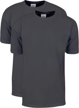 Shaka Wear Men's T Shirt ?C 2 Pack 7 oz Max Heavyweight Cotton Short Sleeve Crewneck Tee Top Tshirts Regular Big Size S-7XL