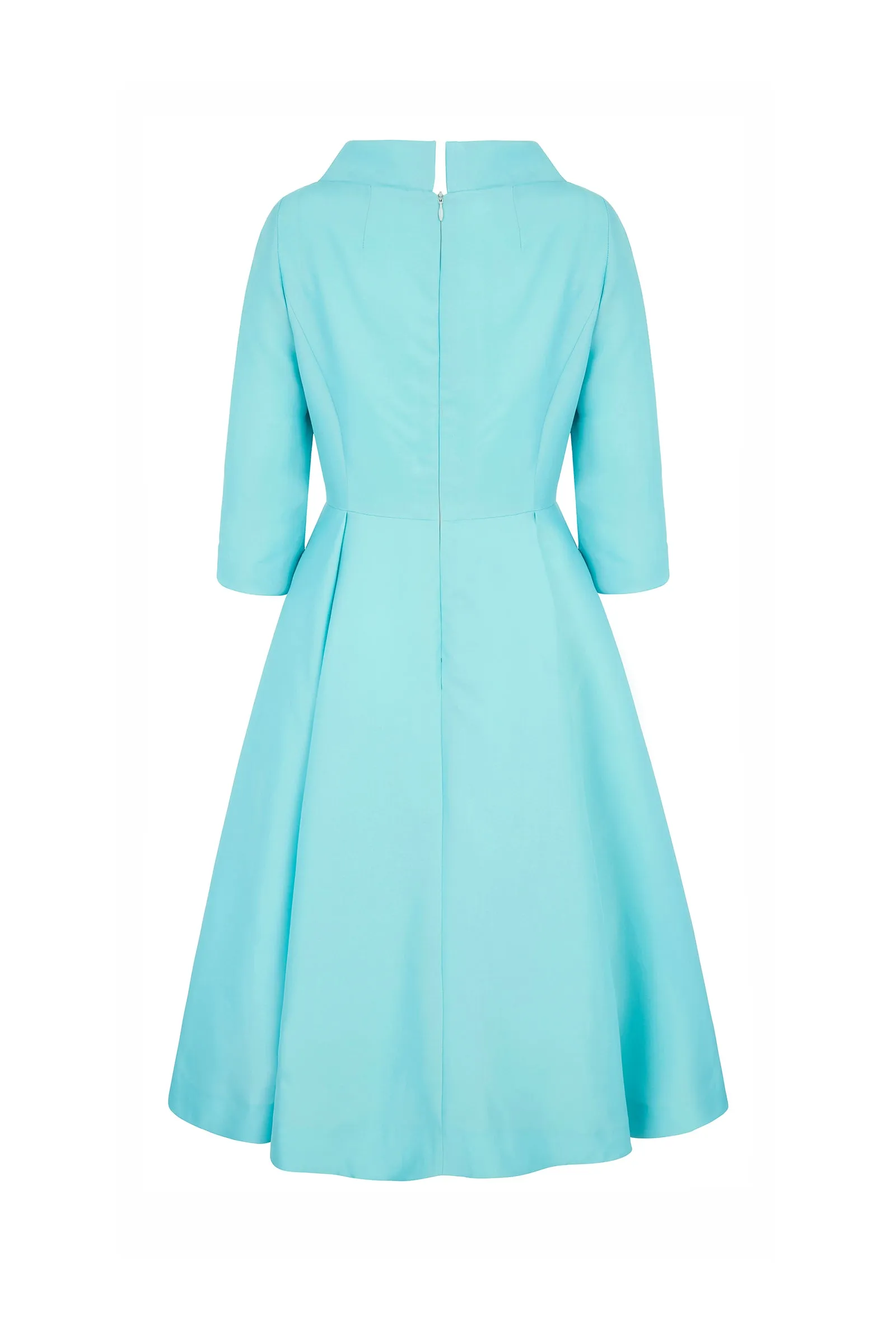 Silk Gazar Obsession Midi Dress Sea Foam