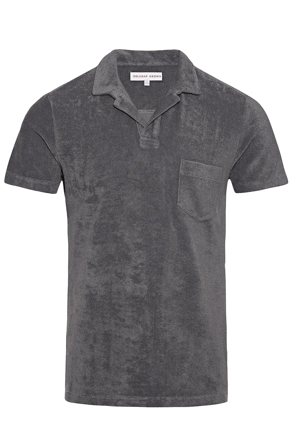 Terry Toweling Polo - Granite