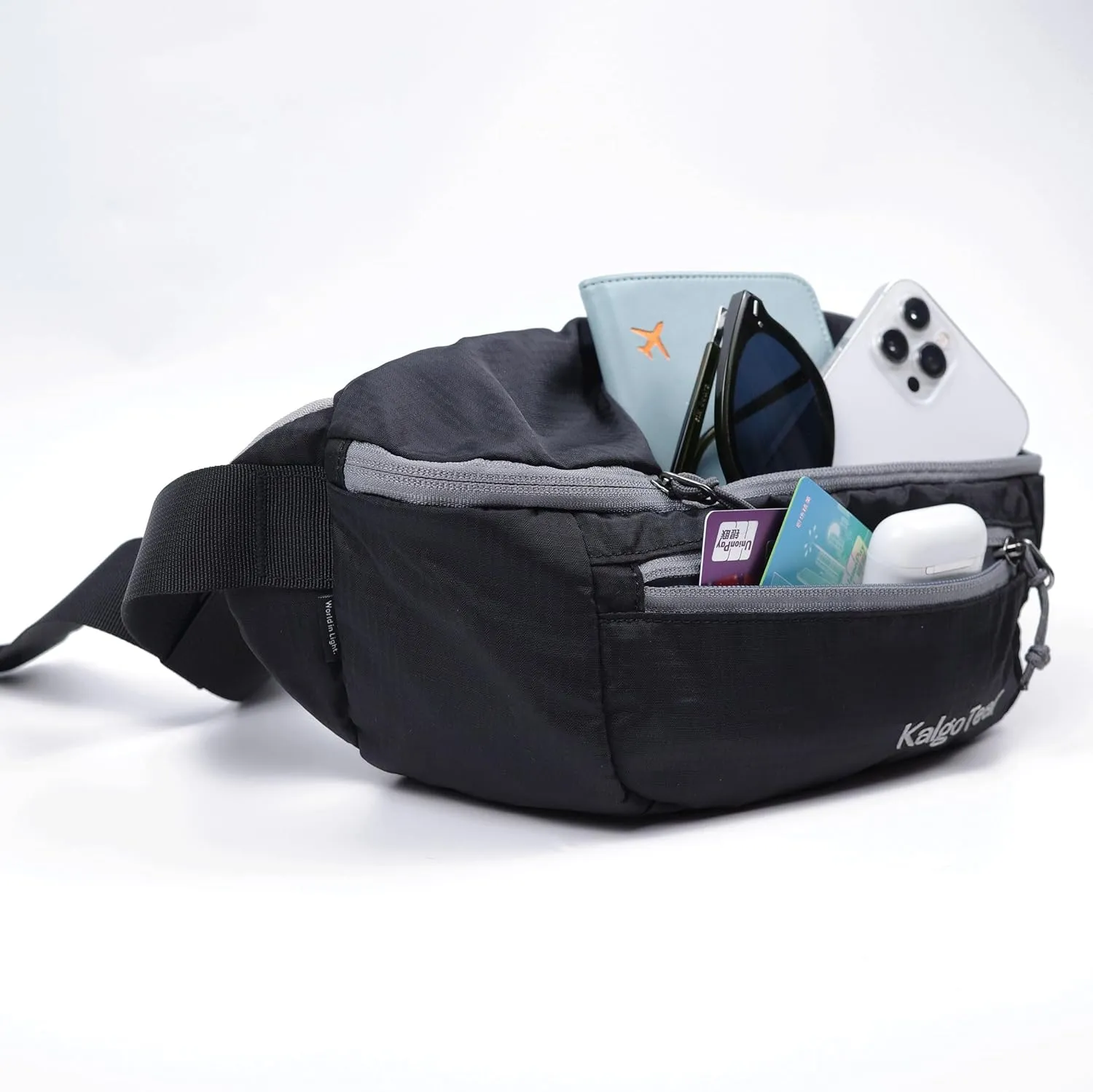Ultralight Crossbody Fanny Pack 3L, Large Water Resistant Waist Pack for Women & Men, Cycling, Hiking and Travel