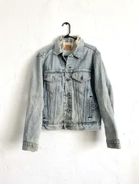 Vintage 90s Distressed Light Wash Levi's Denim Jacket