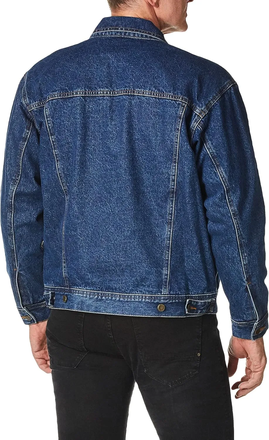 Wrangler Men's Flannel Lined Denim Jacket