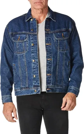 Wrangler Men's Flannel Lined Denim Jacket