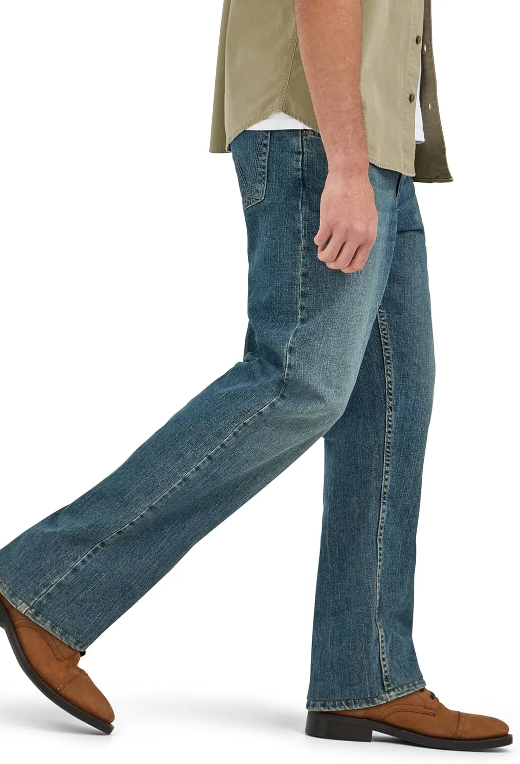 Wrangler Men's Free to Stretch Relaxed Fit Jeans
